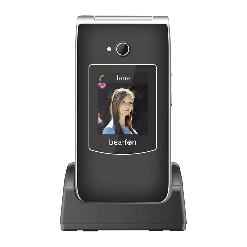 Smartphone Beafon SL645 4.0 inch 512 MB zwart-zilver