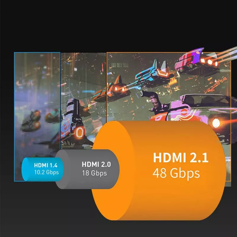 HDMI-kabel MANTA HDMI-2MC 2 m, ondersteunt resoluties tot 8K