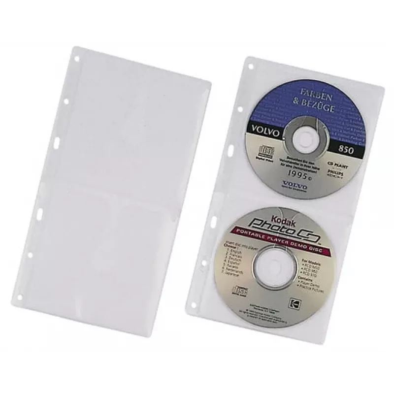 Sleeve-hoes Durable 5203-19 2 discs transparant