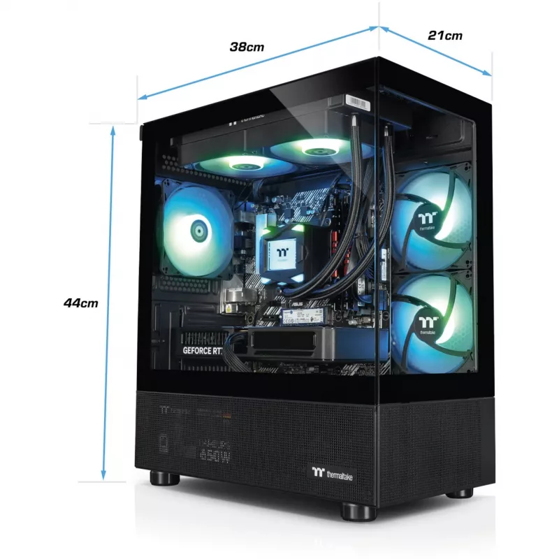 FTW V170A 5070 Elite zwart, gaming-pc zwart/transparant, Windows 11 Home