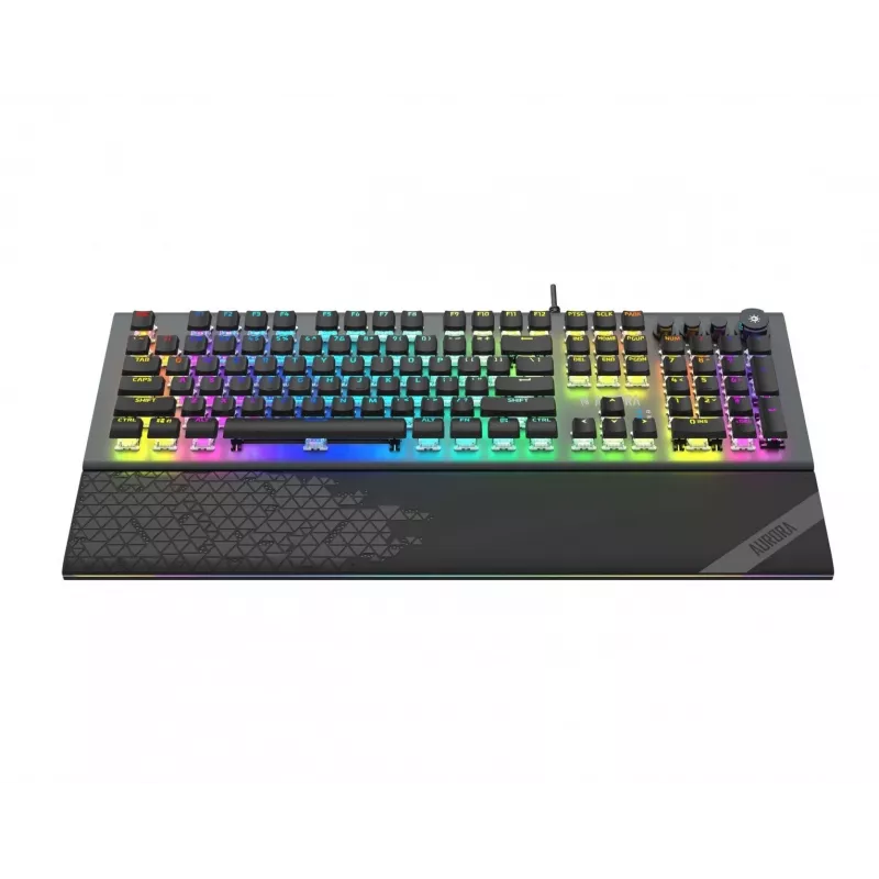 iBox Aurora K-5 toetsenbord USB QWERTY zilver