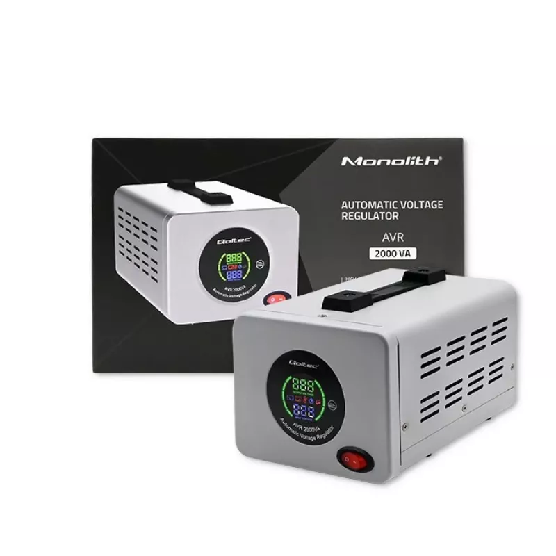 Qoltec 50724 automatische spanningsstabilisator AVR 2000VA