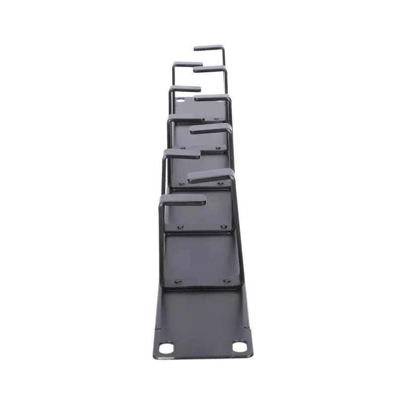Kabelmanagement-paneel Extralink 6001 — stalen behuizing, zwart