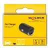 Auto-oplader DeLOCK 64278 universeel zwart snelladen 12-24V
