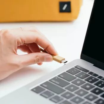 Native Union Anchor kabel USB-C naar USB-C 1,8 m zwart/grijs