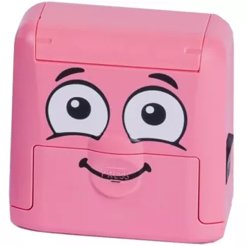 Colop Marky rechthoekige roze stempel voor papier en textiel
