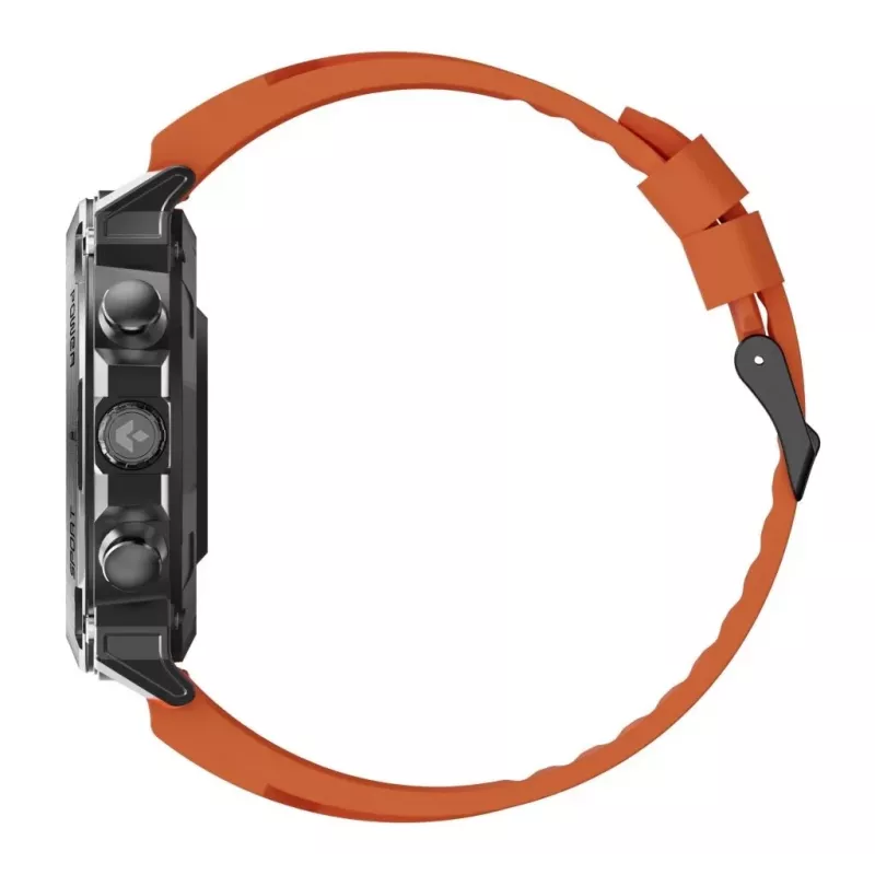 Smartwatch Garett Atom zwart Steel