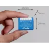 Shelly Qubino Wave 1 Mini LR slimme schakelaar Z-Wave blauw