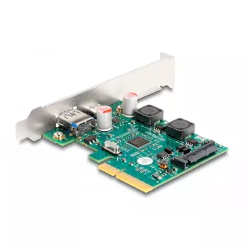 DeLOCK PCI Express x4-kaart 1 x USB Type-C 1 x USB Type-A 10 Gbit/s