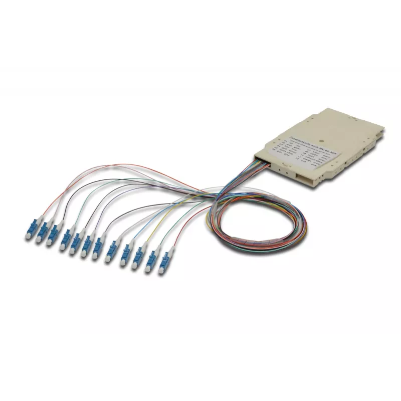 Splice-cassette Digitus A-96933-02-APC met 12 pigtails