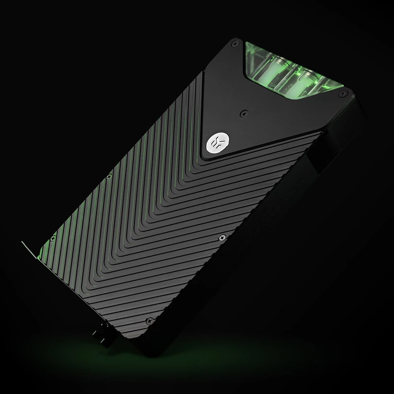 Backplate EK Water Blocks aluminium zwart