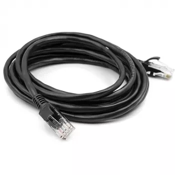 Cat5E UTP-kabel, 3 m, zwart