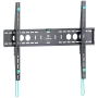 Vaste wandbeugel ONKRON UF12-B voor 60–110 inch televisies, zwart, staalconstructie