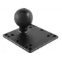 RAM Mounts VESA-plaat (120,7 x 120,7 mm) met D-bal (2,25 inch), 75x75 en 100x100 mm gatenpatroon (RAM-D-246U)