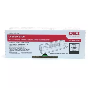 OKI toner zwart 6000 pagina's voor C5600 C5700