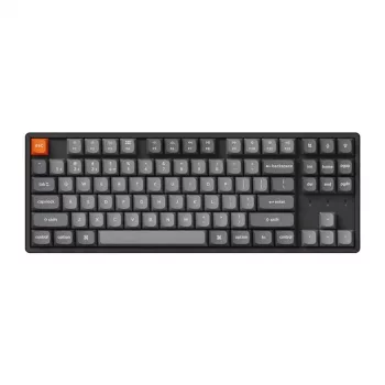 Keychron K8 Max toetsenbord Universeel USB RF Draadloos Bluetooth Zwart 87 toetsen RGB LED