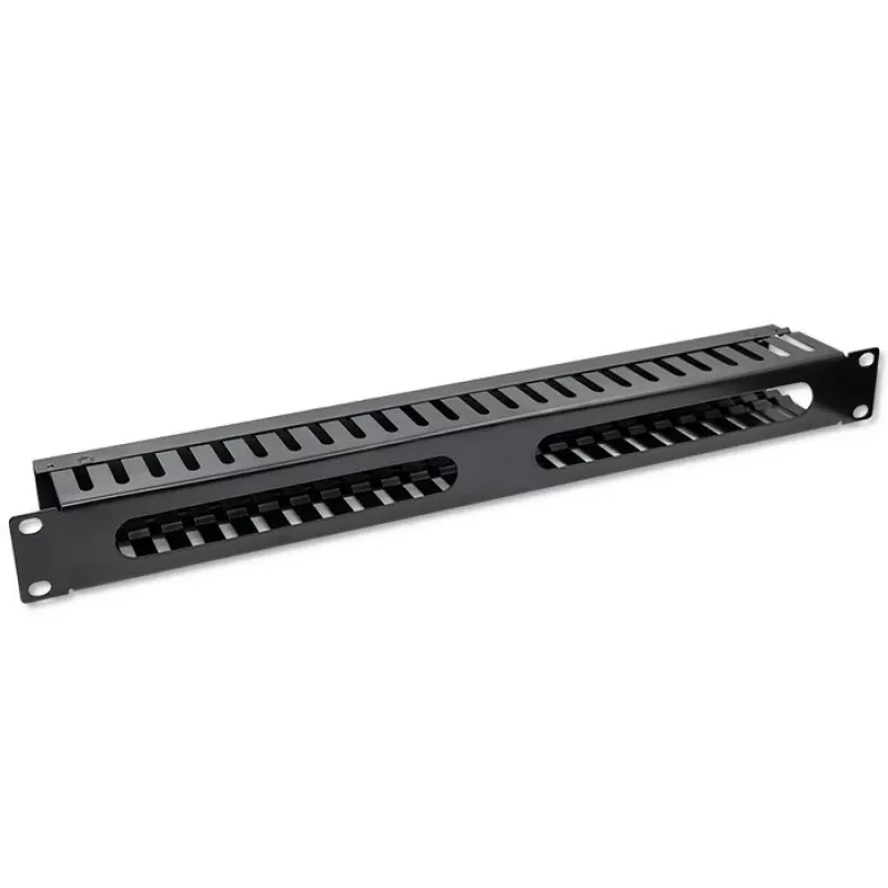 Kabelmanager QOLTEC 54514 voor 19-inch racks, 24 poorten