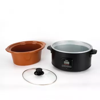 Slowcooker Jata JEOL2145 5 L 210 W zwart terracotta knoppen 230 V