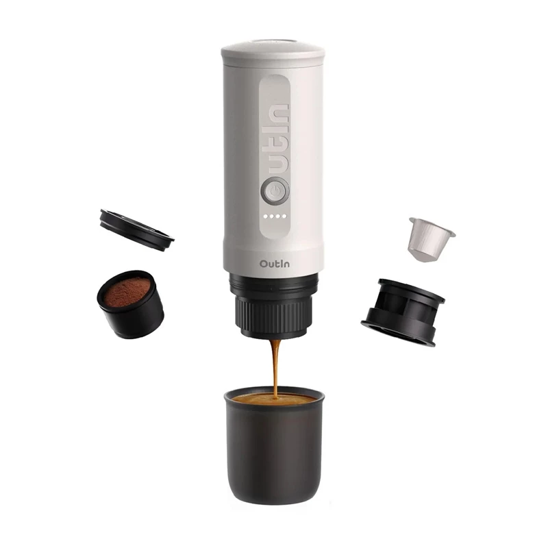 Koffiemachine Outin 670g Nano wit