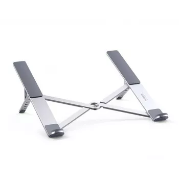Laptopstandaard UGREEN LP451 verstelbaar aluminiumlegering voor 8–17 inch laptops, 5 standen, zilver