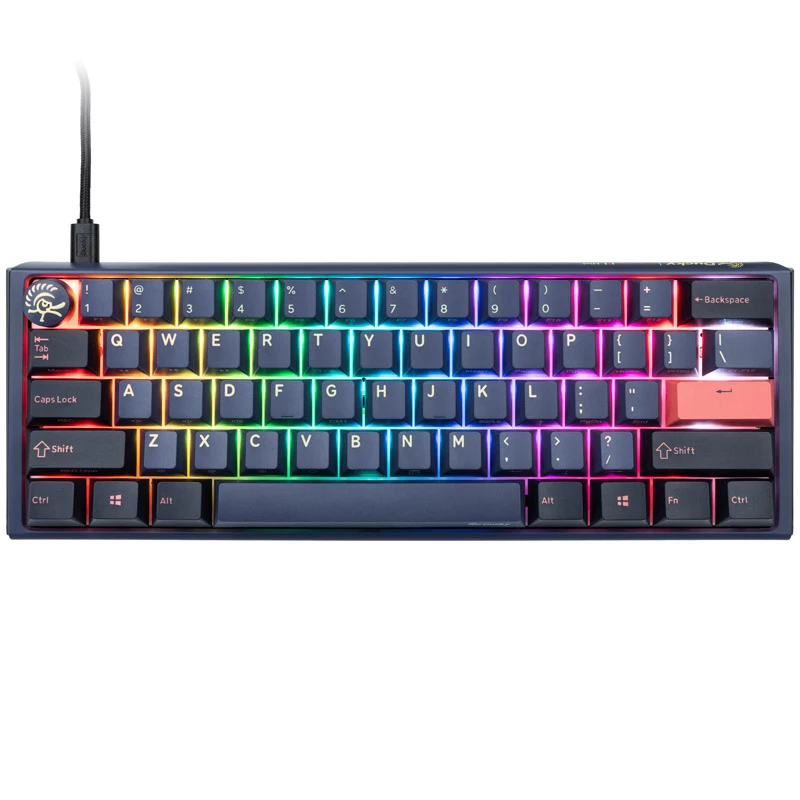 Ducky One 3 Cosmic blauw mini gaming-toetsenbord, RGB-LED - MX-blauw (US)
