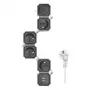 LogiLink 4 stopcontacten 15m zwart en wit
