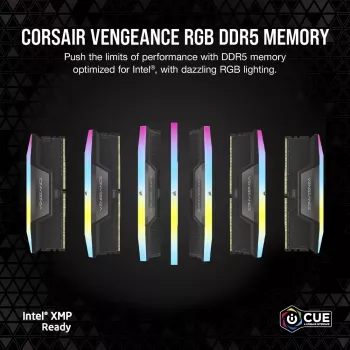 DIMM 48 GB DDR5-6400 (2x 24 GB) dual kit (zwart, CMK48GX5M2B6400C36, Vengeance, INTEL XMP)