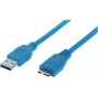 ShiverPeaks BASIC-S BS77195 USB 3.0-kabel, USB-A male naar Micro-USB B male, 5 m