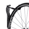 Wandgemonteerde fietsendrager MACLEAN MC-432, verticale fietshouder, verstelbare breedte, max. belasting 30 kg, zwart