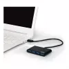 USB-hub Port Designs 900121 USB 3.2 Gen 1 Type-A 5000 Mbit/s zwart