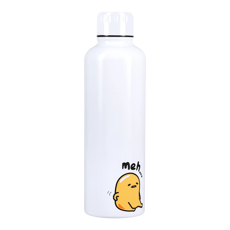 Metalen drinkfles Paladone Gudetama — geïsoleerde roestvrijstalen fles met karakterdesign