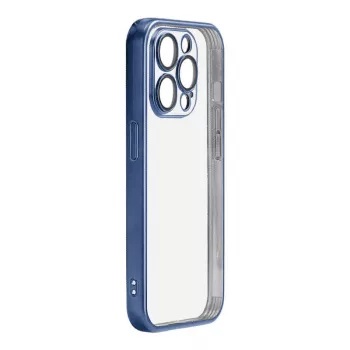 Beschermhoes Joyroom JR-15Q2 mat blauw voor iPhone 15 Pro slanke hardcase