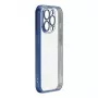 Beschermhoes Joyroom JR-15Q2 mat blauw voor iPhone 15 Pro slanke hardcase