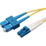 Eaton Tripp Lite Series duplex singlemode 9/125 glasvezel-patchkabel (LC/SC), 3 m (10 ft.) - patchkabel - LC singlemode (M) naar SC singlemode (M) - 3 m - glasvezel - duplex - 9/125
