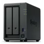 NAS Synology DiskStation DS725+ 2-bay Ryzen R1600 4GB DDR4 ECC, 2.5GbE, 2x M.2, RAID-ondersteuning, 0TB, zwart