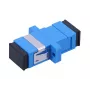Extralink SC/UPC adapter, singlemode, simplex, blauw