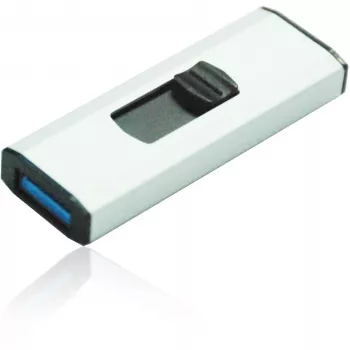 MediaRange - USB-flashstation - 256 GB - USB 3.0 - zwart, zilver (MR919)