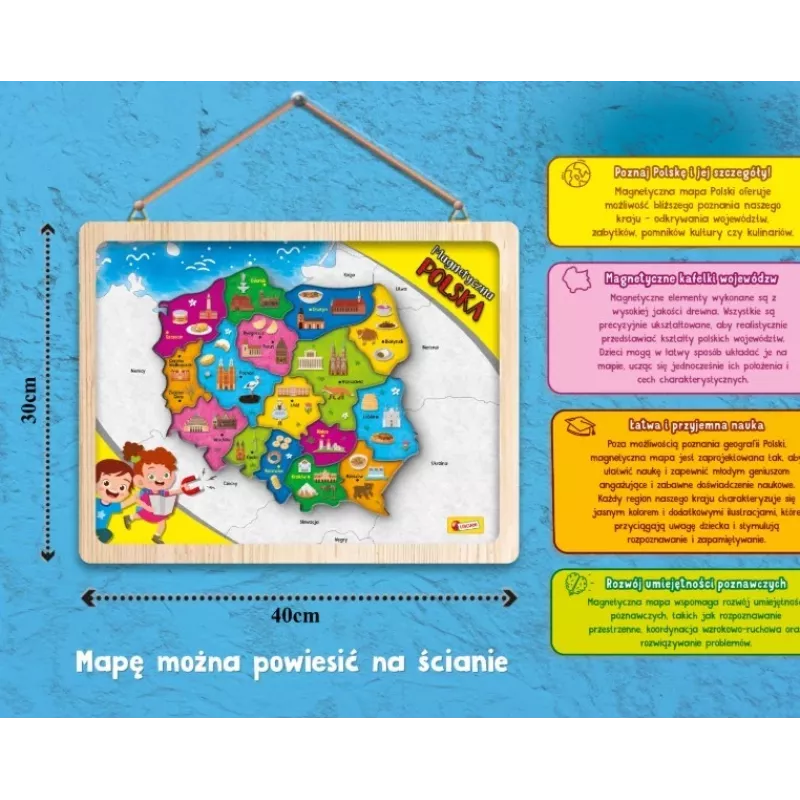 IM A Genius magneetkaart van Polen