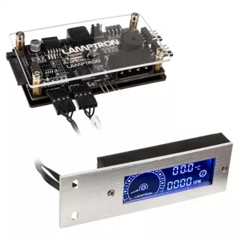 Lamptron TC20 PCI RGB ventilator- en LED-controller - zilver