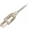 USB-kabel DeLOCK 0,5 m A-B grijs 82057