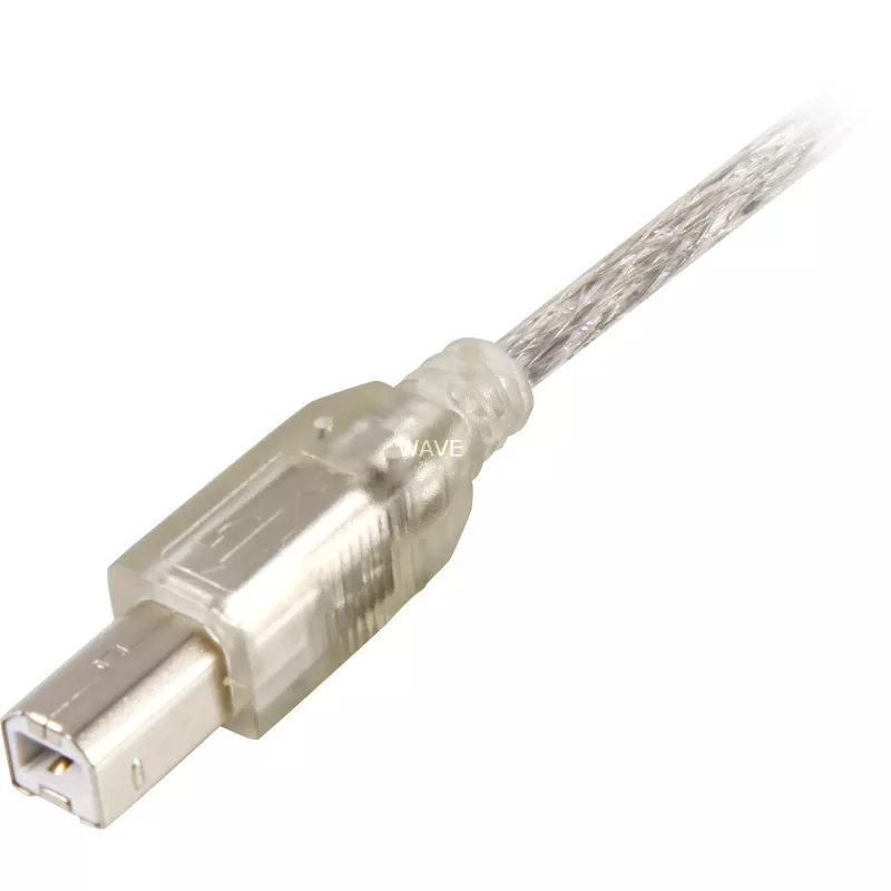 USB-kabel DeLOCK 0,5 m A-B grijs 82057