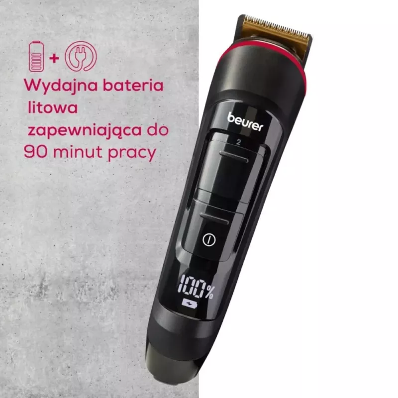 Beurer baard- en stoppeltrimmer MN4 oplaadbaar precisie snijden