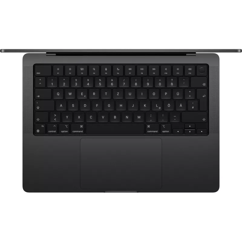 MacBook Pro 14 M4 Max, Space Black, M4 Max (14-CPU/32-GPU), 36 GB, 1 TB, Duits, 96W USB-C voeding, MX2K3D/A