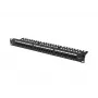 PATCH PANEL 24 POORTS 1U 19 CAT.6A UTP MET KABELORGANIZER ZWART LANBERG
