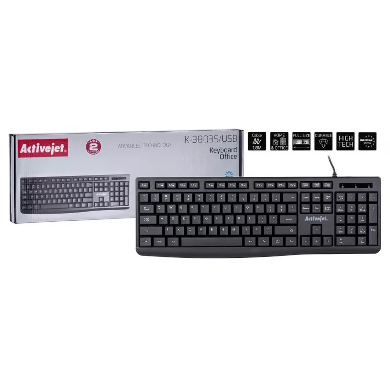 Activejet K-3803S USB-toetsenbord