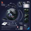 3D-puzzelbal ster globe licht in het donker