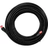 Goobay CAT 6 outdoor-patchkabel, U/UTP, zwart, 75 m - koper, PE-buitenmantel (55439)
