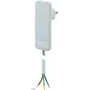 Bachmann H05VV-F 3G - stroomkabel - 1,5 m - plat - wit