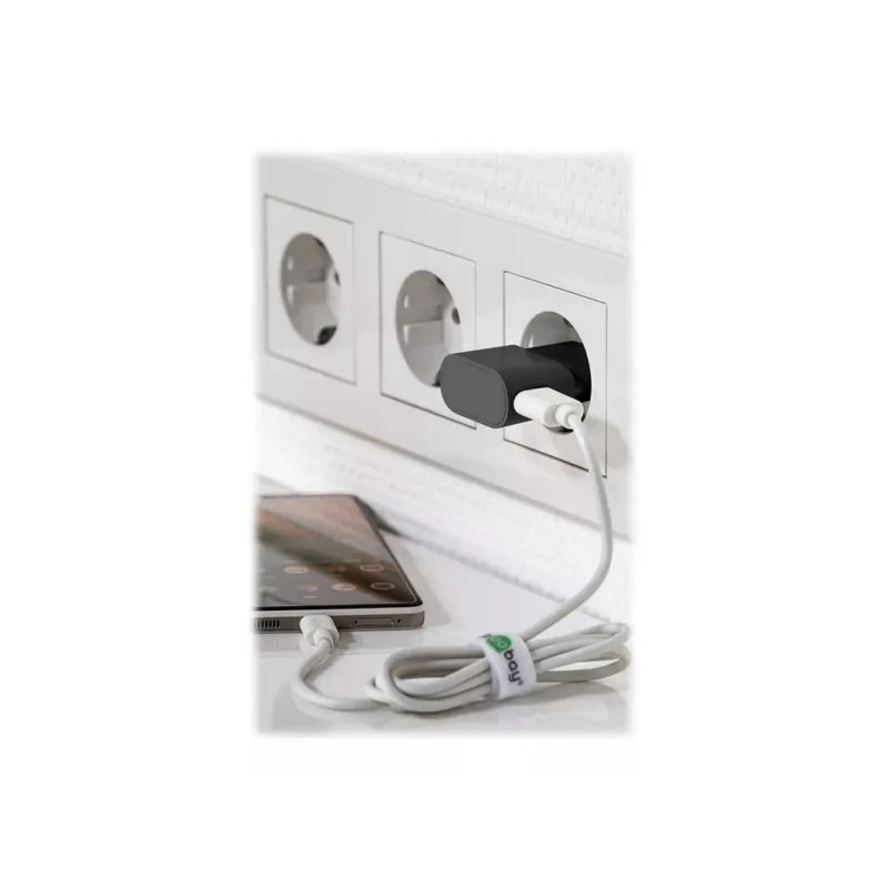 Goobay 44947 oplader voor mobiele apparaten binnen zwart (44947)