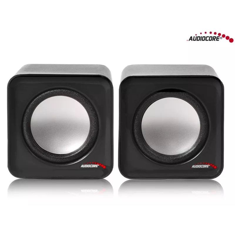 2-weg-pc-luidspreker Audiocore AC870 B — 3 W RMS, bekabelde USB-voeding, 3,5 mm ingang, 2.0 kanalen